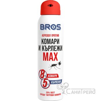 БРОС РЕПЕЛ.СПРЕЙ 90мл МАКС червен